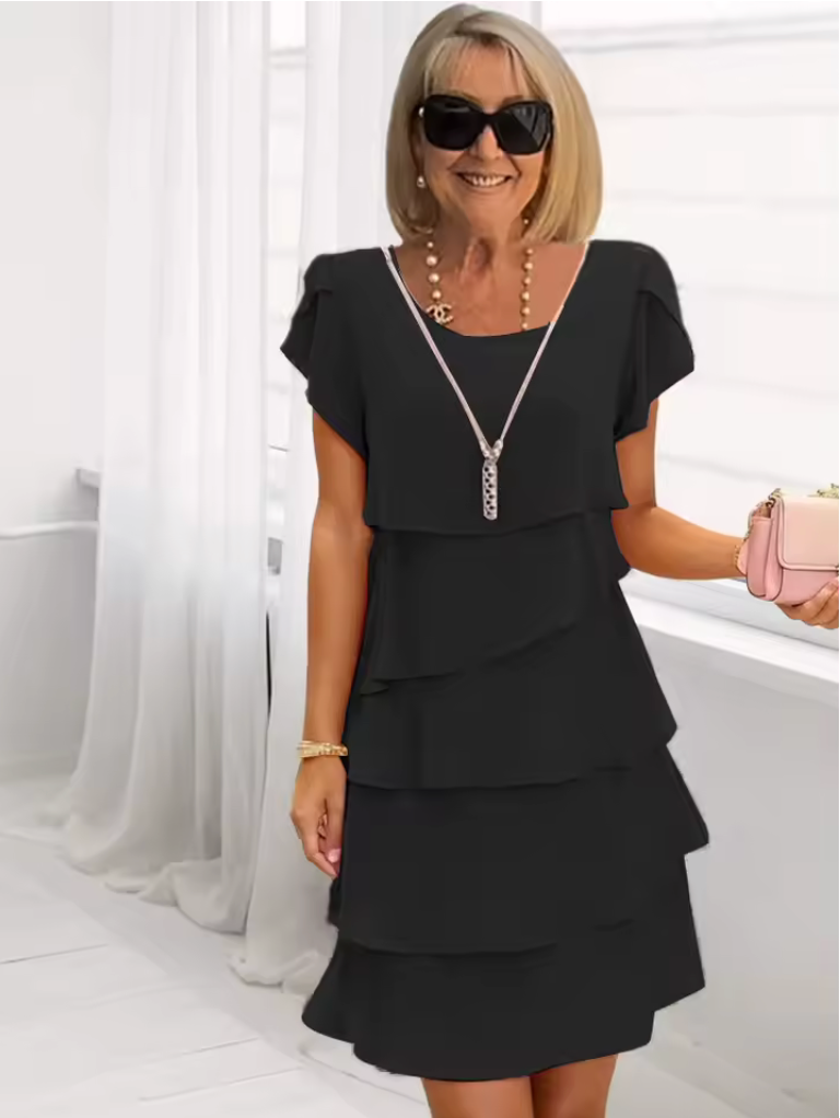 Lorena | Elegancka Sukienka Warstwowa