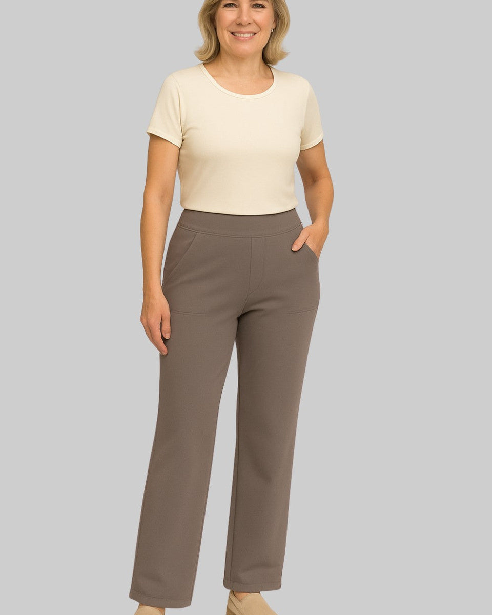 Felicyta | Elastyczne spodnie z kieszeniami