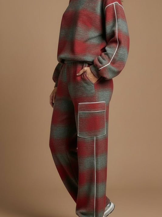 Louise | Dwuczęściowy zestaw w kratę